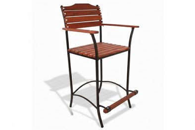 Solid Hardwood Teak Bar chair
