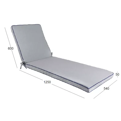 Deluxe sun lounger WITH DIMENSIONS