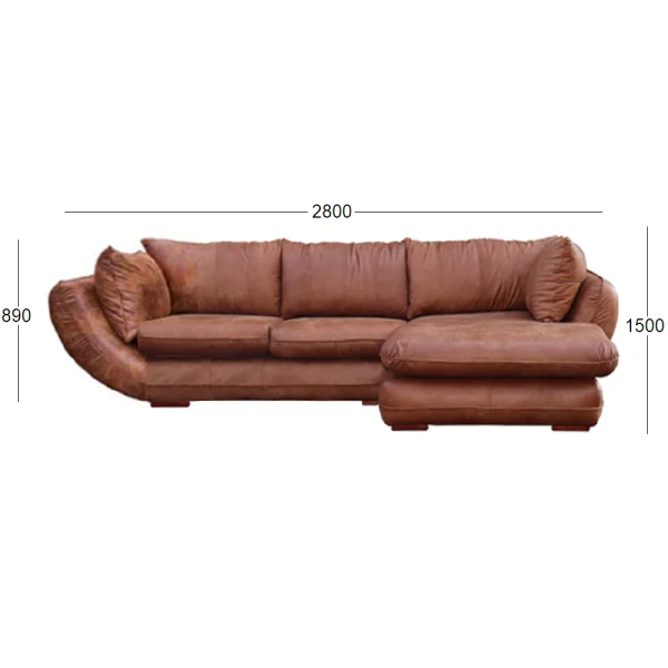REGAL UNIVERSAL CHAISE LL WITH DIMENSIONS