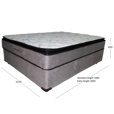 SPINEOPEDIC DOUBLE BASE & MATTRESS WITH DIMENSIONS