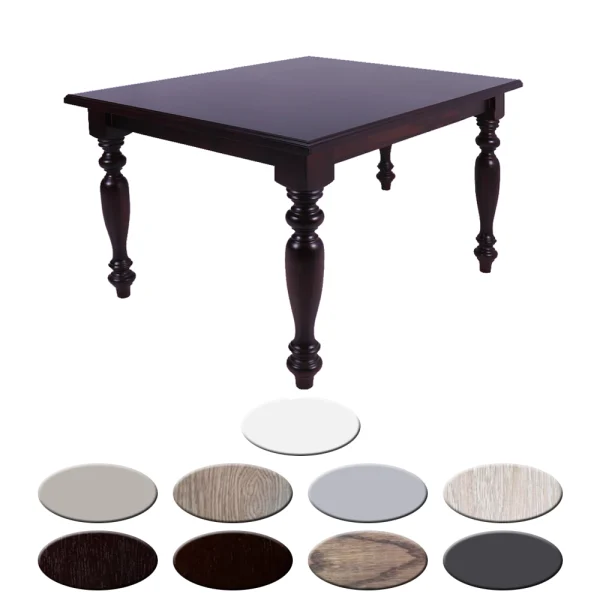 C-Antique-dining-table-900-x-900-90-diam-leg-various-colours