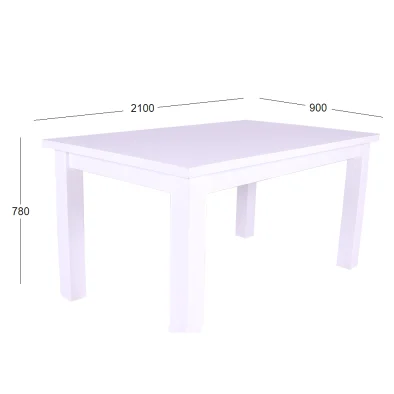 MOD DINING TABLE 2100 X 900 X 780 WITH DIMENSIONS
