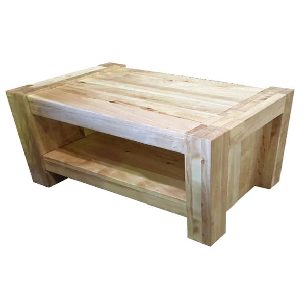 Mod coffee table solid hardwood various options