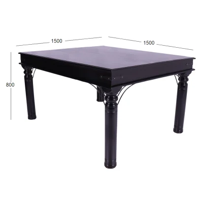 ORIENT DINING TABLE 1500 X 1500 WITH DIMENSIONS