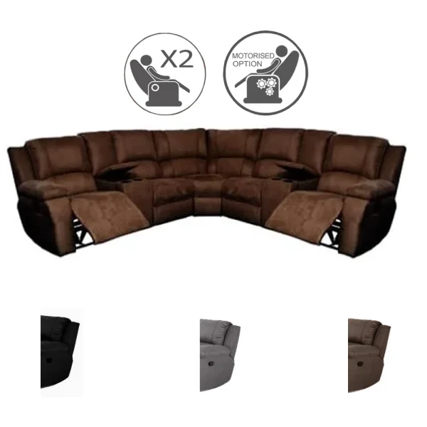Premier-5-seater-2-action-with-2-x-consoles 2 motor -fab-various-colours