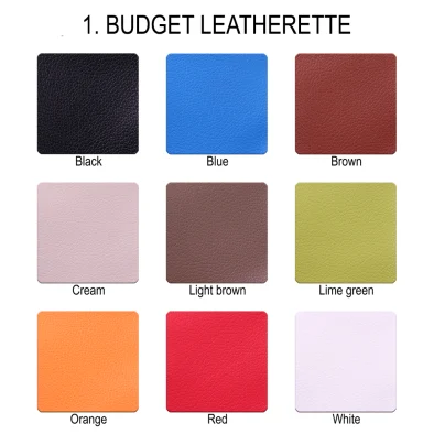 Budget leatherette samples