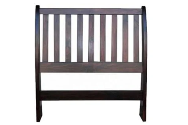 Pine Sleigh 3.4 headboard - Mahogany