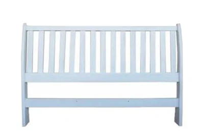 Pine Sleigh King headboard White