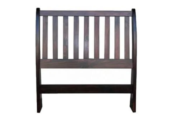 Pine Sleigh Single headboard - Mahogany