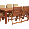 Zambezi 8 seater dining set including cushions