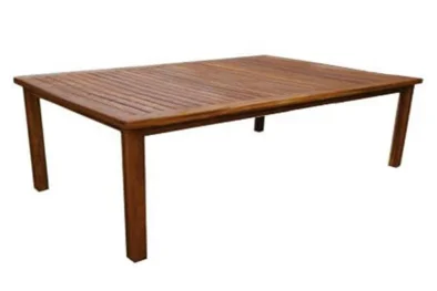 Solid Hardwood Teak 10 Seater Patio Table (2400mm x 1600mm)