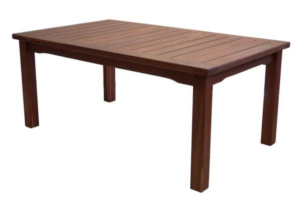 Solid Hardwood Teak 6 Seater Patio Table