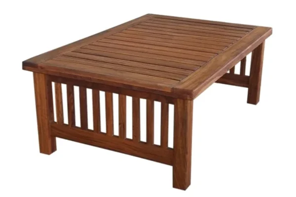 Solid Hardwood Teak Morris Coffee Table