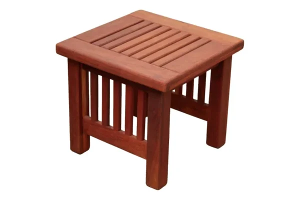 Solid Hardwood Teak Morris Side table (450x450)