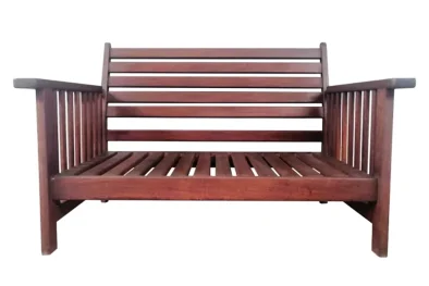 Solid Hardwood Teak Patio Morris 2 seater (excl cushions)