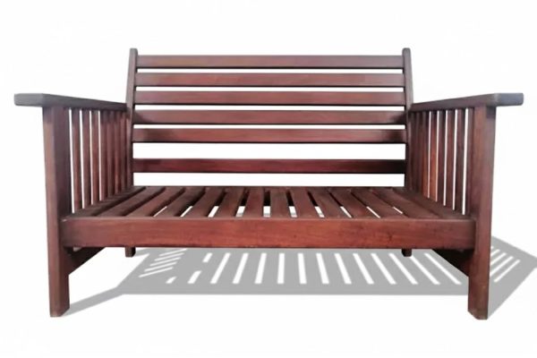 Solid Hardwood Teak Patio Morris 2 seater (excl cushions)