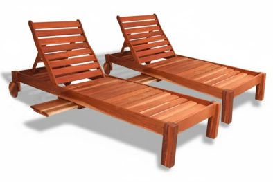Zambezi Teak 2 Piece set (2 Sun loungers)
