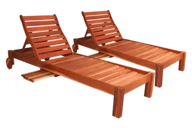 Zambezi Teak 2 Piece set Special (2 Sun loungers)