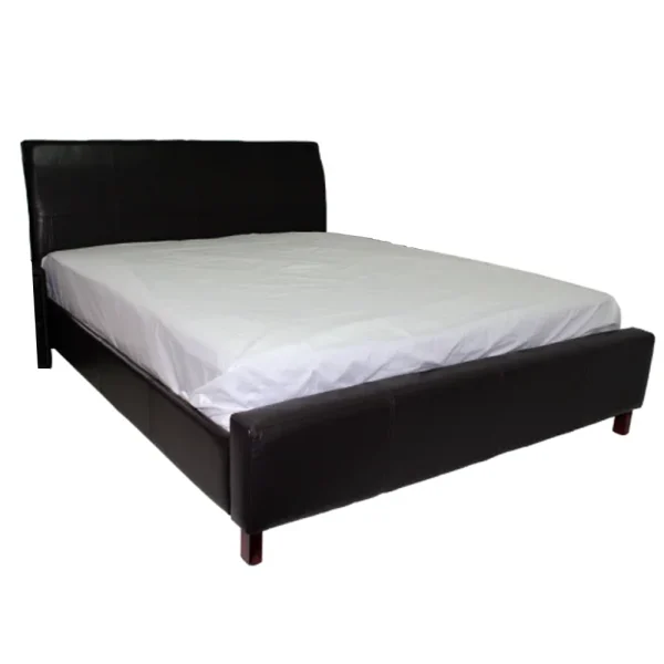 Amelia Double bed PU Black