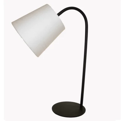 Desk lamp Black with White shade