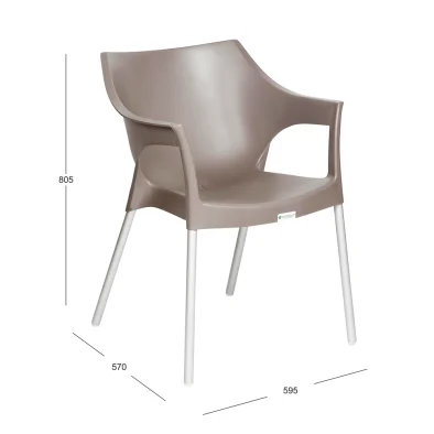 Chelsea Chair cappuccino Dimensions