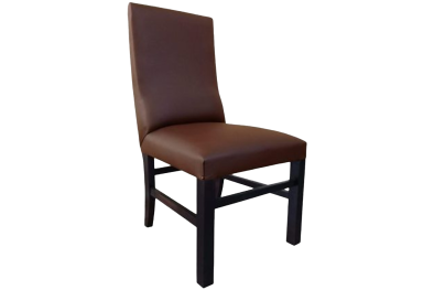 MONO DINING CHAIR PU BROWN