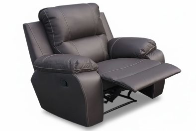 Premier Recliner Leather Brown - Lifestyle