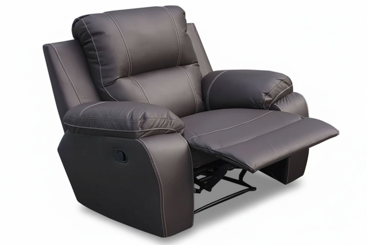 Premier Recliner Leather Brown - Lifestyle