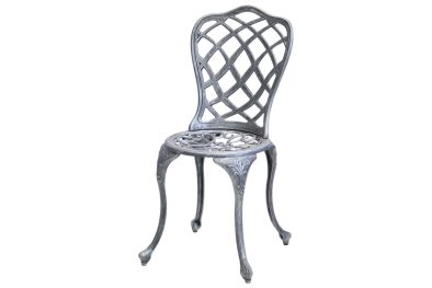 Aluminium-Coral-Dining-Chair-Silver