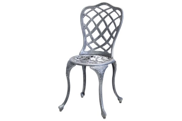 Aluminium-Coral-Dining-Chair-Silver