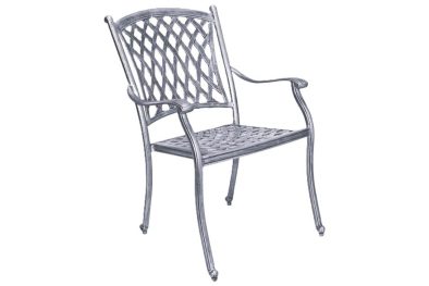 Aluminium-Tuscan-Dining-Chair-Silver