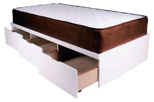 Basebed-With-3-Drawers-Single-Painted-White
