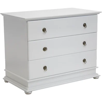 Grandeur 3 drawer chest White