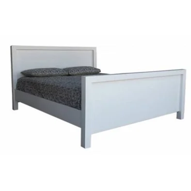 Mod King Bed Extra Length Painted White