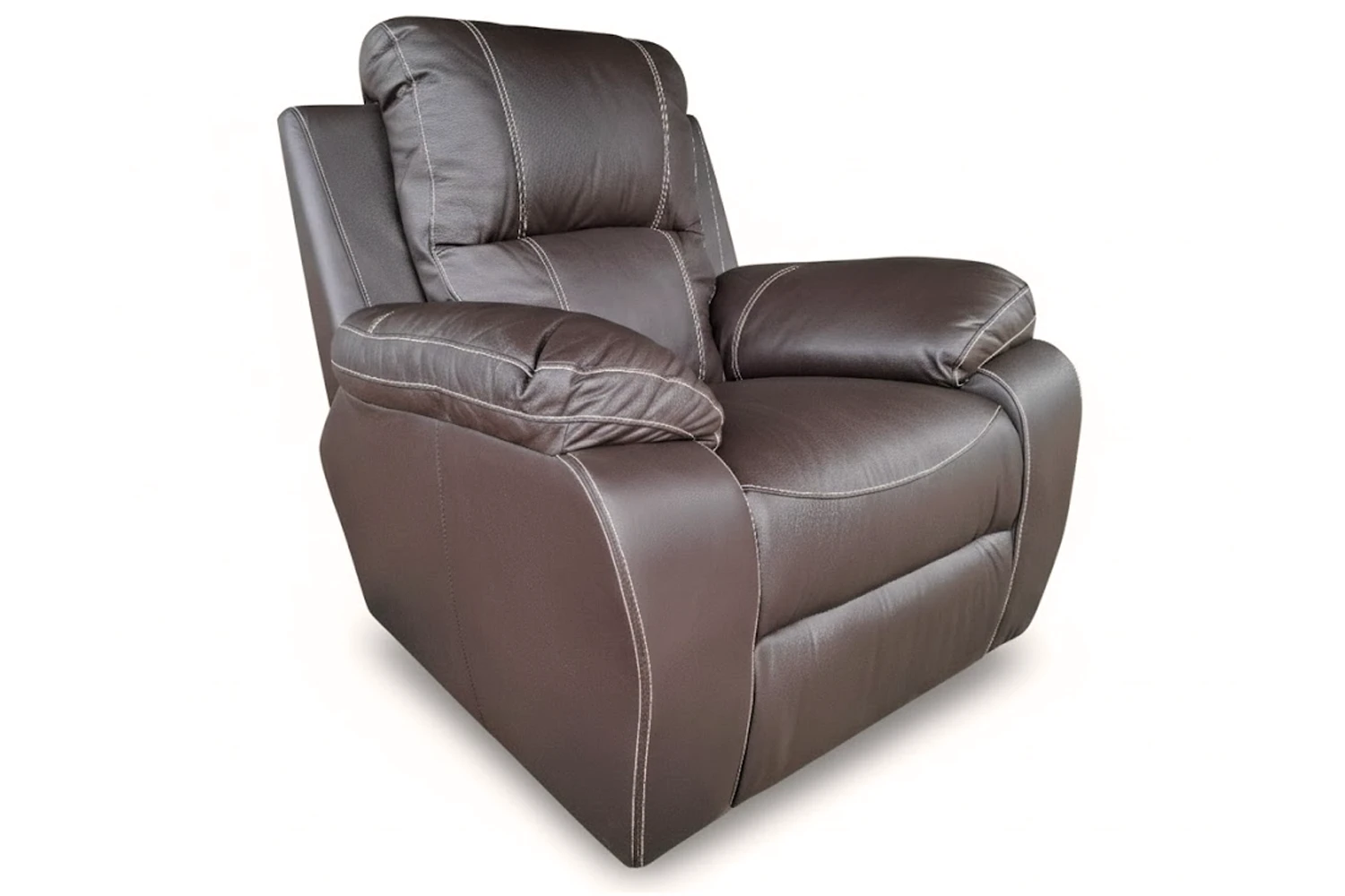 Premier Genuine Full Leather Armchair (Brown, Static)