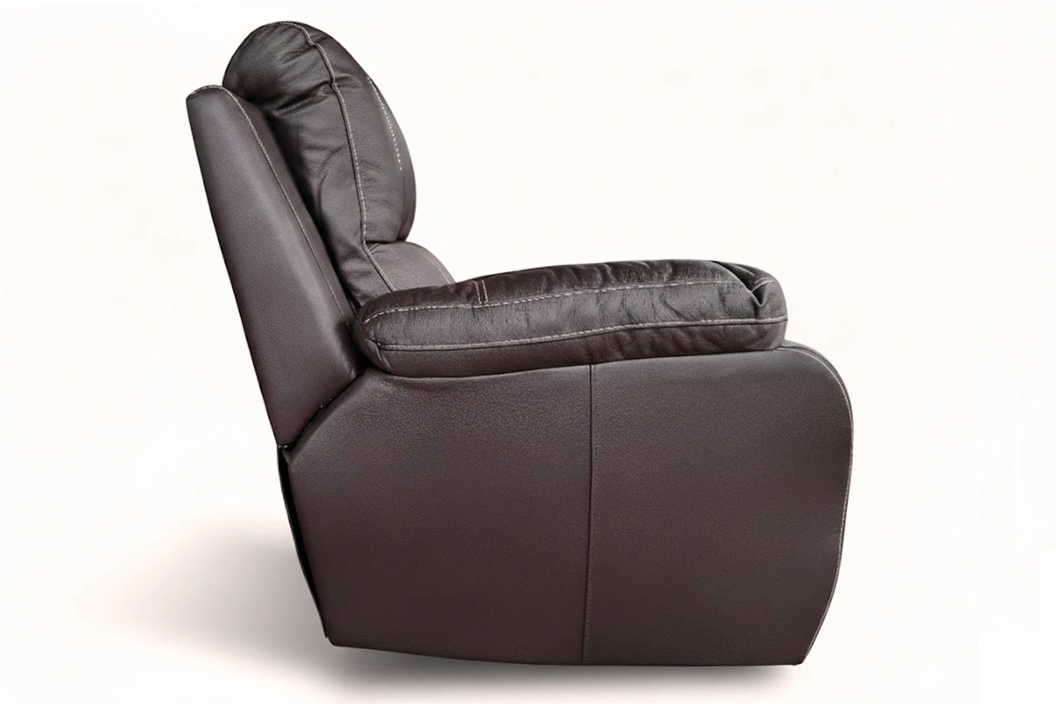 Premier Genuine Full Leather Armchair (Brown, Static)