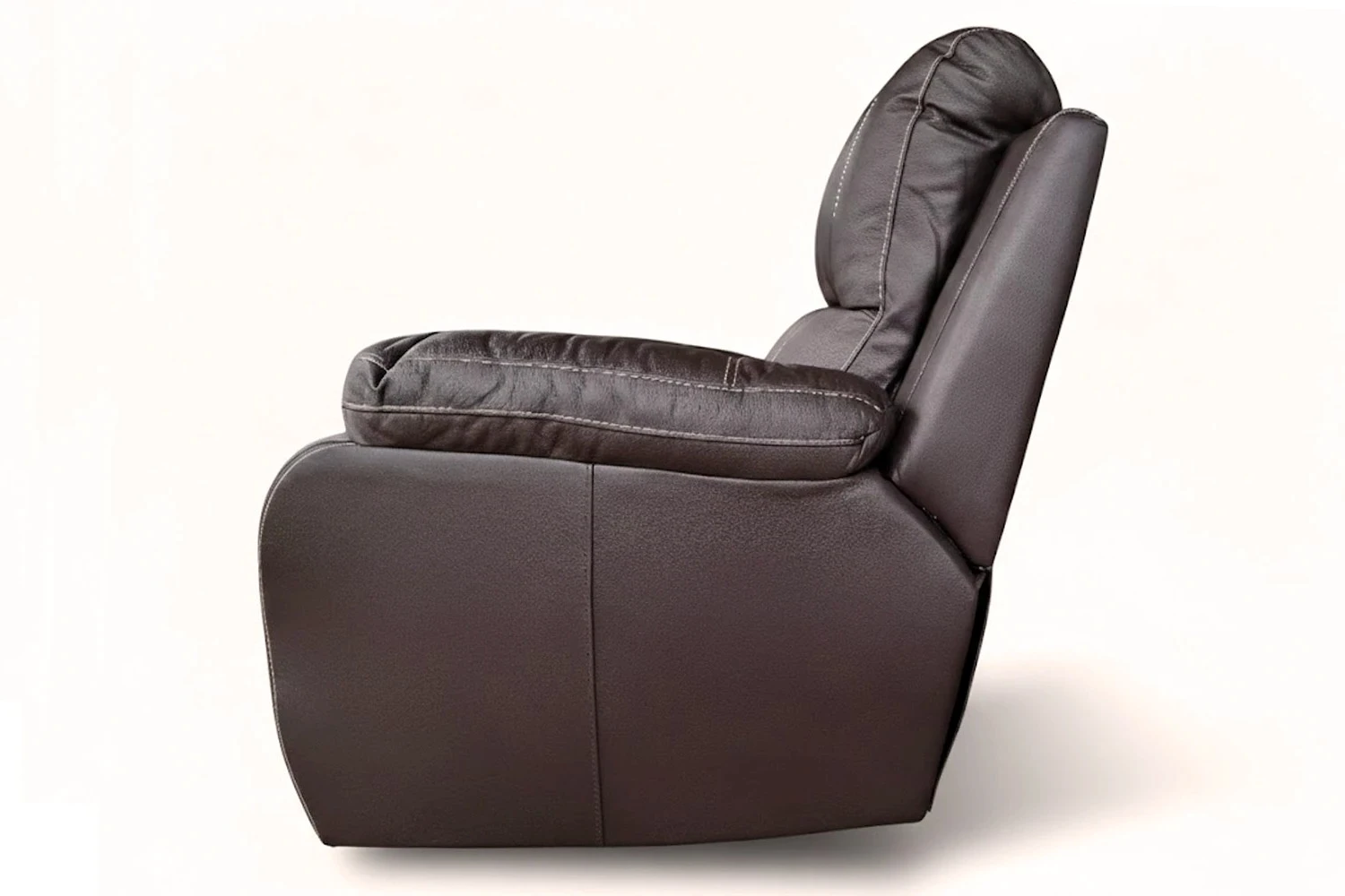 Premier Genuine Full Leather Armchair (Brown, Static)