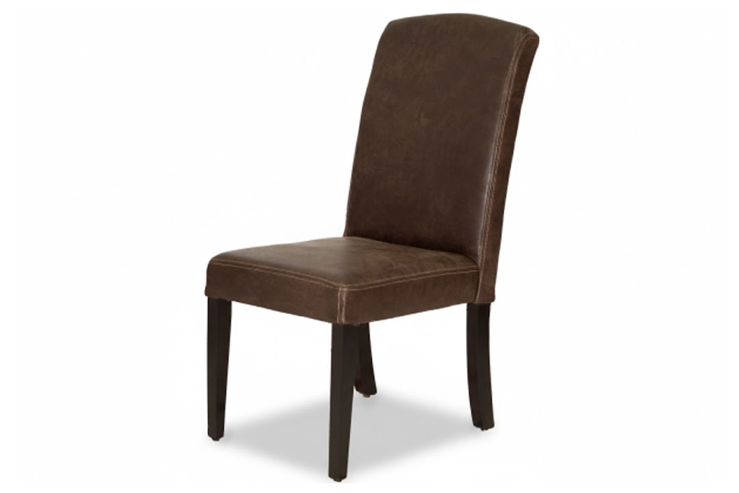 Genuine Full Leather Primo Dining Chair Exotic W-Brown