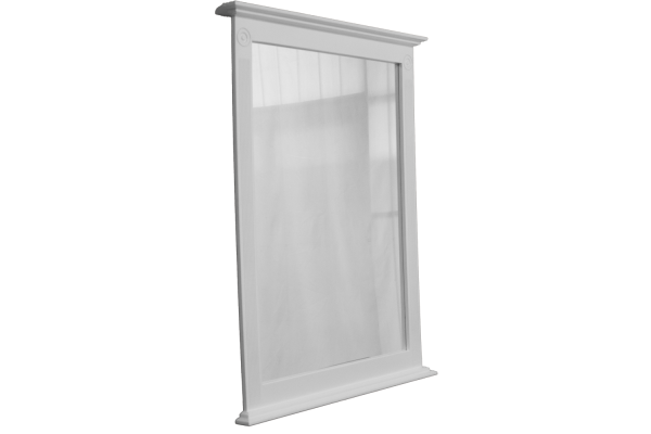 Grandeur Mirror (1000 X 1300) Painted White