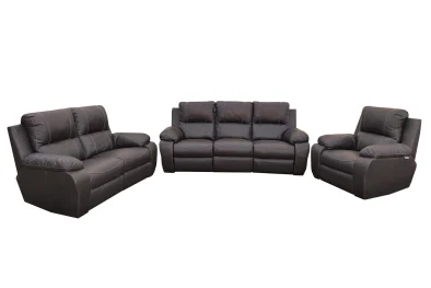 3 PIECE 6 SEATER STATIC BROWN