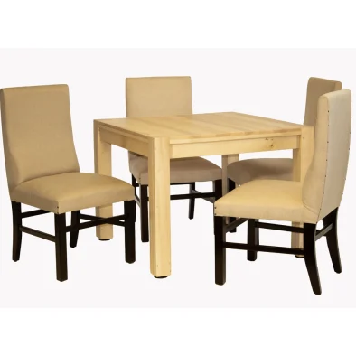 5 Piece Mono Cotton Wood Dining Set Special