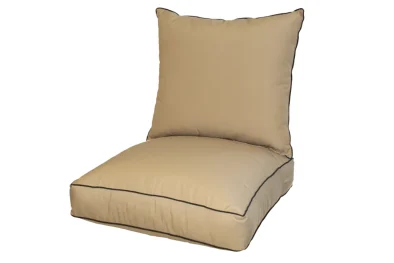 MORRIS Seat & Back OUTDOOR CUSHION set DELUX BEIGE (to fit Zambezi, Royal & Aluminium chairs)