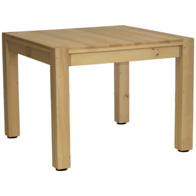 Mod 4 Seater Dining Table Solid Cotton Wood