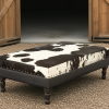 NGUNI OTTOMAN (1400 X 800) BLACK / WHITE (all products pattern differ)