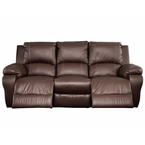 Premier 3 seater 2 action Chamois brown