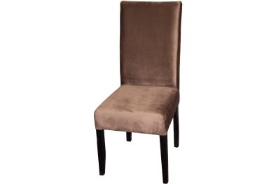 SOLO DINING CHAIR VELVET DARK BROWN