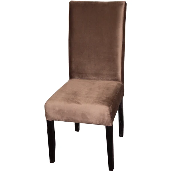 Solo Dining Chair Velvet Dark Brown