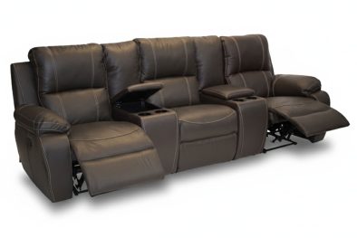Leather Recliner 3 Seaters