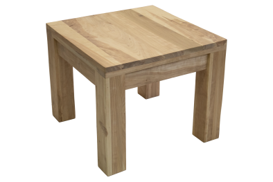 MOD Side Table (600 x 600) Solid Cotton Wood