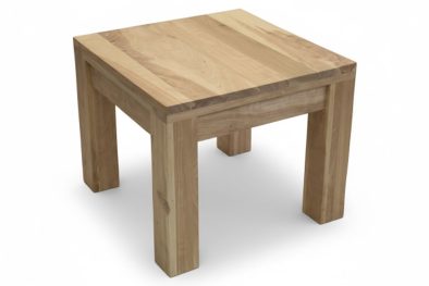 MOD Side Table (600 x 600) Solid Cotton Wood